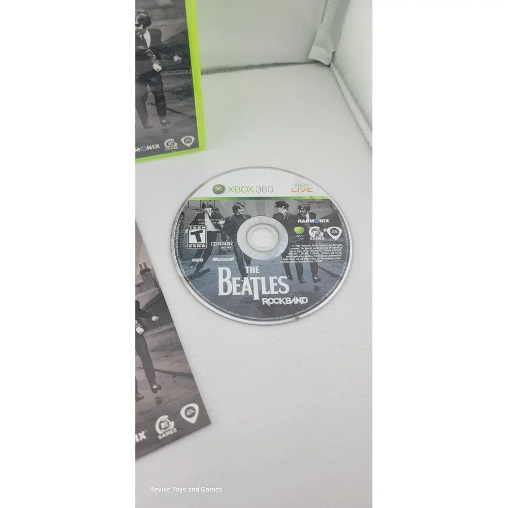 Beatles: Rock‎ Band (Microsoft Xbox 360, 2009) CIB Complete Tested and Working